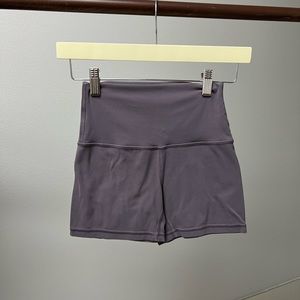 Lululemon High Rise Shorts, 4, Purple